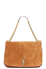 Saint Laurent Jamie 4.3 Chain Bag in Brown Caramel, view 1, click to view large image.
