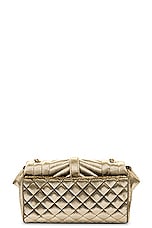 Saint Laurent Small Envelope Chain Bag in Dark Vintage Olive, view 4, click to view large image.