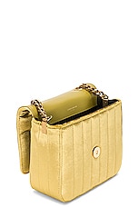 Saint Laurent Small Vicky Chain Bag in Anis, view 6, click to view large image.