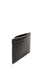 Saint Laurent Tablet Pouch in Nero, view 4, click to view large image.