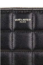Saint Laurent Tablet Pouch in Nero, view 5, click to view large image.