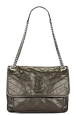 Saint Laurent Medium Niki Chain Bag in Light Musk, view 1, click to view large image.