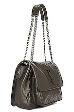 Saint Laurent Medium Niki Chain Bag in Light Musk, view 4, click to view large image.