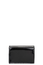 Saint Laurent Business Card Case in Noir, view 2, click to view large image.