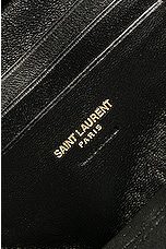Saint Laurent Mini Lou With Chain Bag in Tabac Brown, view 7, click to view large image.