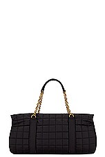 Saint Laurent Nylon Travel Bag in Nero, view 3, click to view large image.
