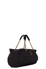 Saint Laurent Nylon Travel Bag in Nero, view 4, click to view large image.