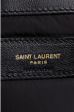 Saint Laurent Nylon Travel Bag in Nero, view 6, click to view large image.