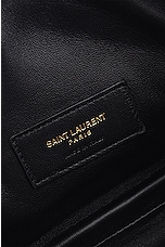 Saint Laurent Gaby Zipped Pouch With Chain Bag in Noir, view 7, click to view large image.