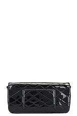 Saint Laurent Gaby Chain Phone Holder Bag in Noir, view 3, click to view large image.