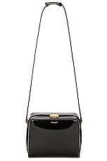Saint Laurent New Box Shoulder Bag in Nero, view 1, click to view large image.