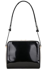 Saint Laurent New Box Shoulder Bag in Nero, view 4, click to view large image.