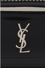 Saint Laurent Medium Sunset Chain Bag in Noir, view 8, click to view large image.