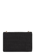Saint Laurent Small Kate Chain Bag in Nero, view 3, click to view large image.