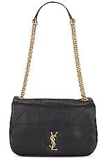 Saint Laurent Small Jamie 4.3 Chain Bag in Noir, view 1, click to view large image.