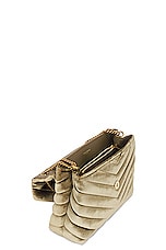 Saint Laurent Small Loulou Chain Bag in Dark Vintage Olive, view 5, click to view large image.