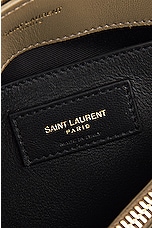 Saint Laurent Small Loulou Chain Bag in Dark Vintage Olive, view 7, click to view large image.