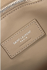 Saint Laurent Small Le 5 A 7 Supple Shoulder Bag in Seasalt, view 6, click to view large image.