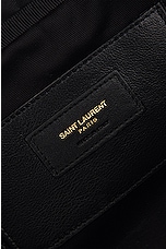 Saint Laurent Mini Cassandre Camera Bag in Noir, view 6, click to view large image.