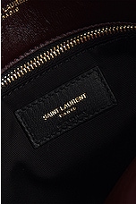 Saint Laurent Medium Puffer Chain Bag in Barolo Red, view 7, click to view large image.