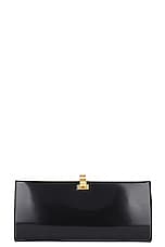 Saint Laurent New Minaudiere Clutch in Noir, view 3, click to view large image.