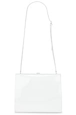 Saint Laurent Small Le Anne-marie Shoulder Bag in White Powder, view 3, click to view large image.