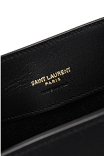 Saint Laurent Mini Le 37 Mini Bucket Bag in Noir, view 7, click to view large image.