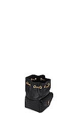 Saint Laurent Mini Joe Bucket Bag in Nero, view 5, click to view large image.