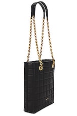 Saint Laurent Mini Shopping Bag in Noir, view 4, click to view large image.