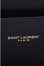Saint Laurent Large Le Anne-marie Shoulder Bag in Off White & Noir, view 6, click to view large image.