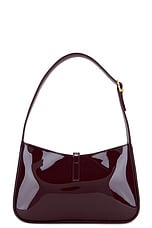 Saint Laurent Le 5 A 7 Shoulder Bag in Dark Red Wine, view 3, click to view large image.