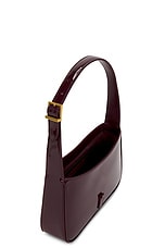 Saint Laurent Le 5 A 7 Shoulder Bag in Dark Red Wine, view 5, click to view large image.