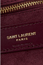 Saint Laurent Le 5 A 7 Shoulder Bag in Dark Red Wine, view 6, click to view large image.