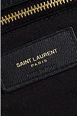 Saint Laurent Calypso Chain Bag in Noir, view 7, click to view large image.