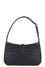 Saint Laurent Le 5 A 7 Alligator Hobo Bag in Notte, view 2, click to view large image.