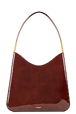 Saint Laurent New Sac Hobo Bag in Espresso, view 1, click to view large image.