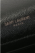 Saint Laurent Medium Kate Chain Bag in Noir, view 7, click to view large image.