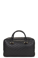 Saint Laurent New Duffle Bag in Noir, view 3, click to view large image.