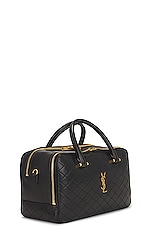 Saint Laurent New Duffle Bag in Noir, view 4, click to view large image.