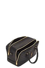 Saint Laurent New Duffle Bag in Noir, view 5, click to view large image.