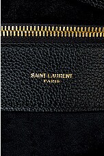 Saint Laurent Small Sac De Jour Supple Carryall Bag in Noir, view 7, click to view large image.