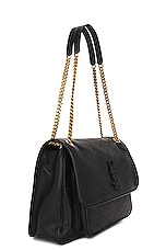 Saint Laurent Large Niki Chain Bag in Noir, view 4, click to view large image.
