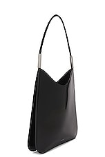 Saint Laurent New Sac Hobo Bag in Noir, view 4, click to view large image.