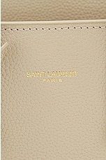 Saint Laurent Nano Supple Sac De Jour Bag in Seasalt, view 8, click to view large image.