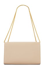 Saint Laurent Medium Kate Chain Bag in Dark Beige, view 3, click to view large image.
