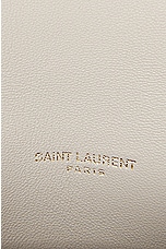 Saint Laurent Toy Puffer Bag in Blanc Vintage, view 7, click to view large image.