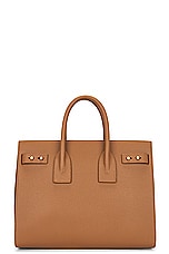 Saint Laurent Small Sac De Jour Supple Carryall Bag in Cinnamon, view 4, click to view large image.