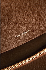 Saint Laurent Small Sac De Jour Supple Carryall Bag in Cinnamon, view 7, click to view large image.