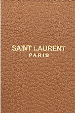 Saint Laurent Baby Supple Sac De Jour Bag in Cinnamon, view 8, click to view large image.