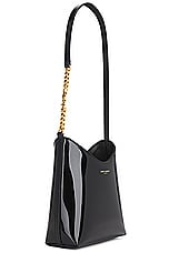 Saint Laurent Mini Hobo Bag in Nero, view 4, click to view large image.